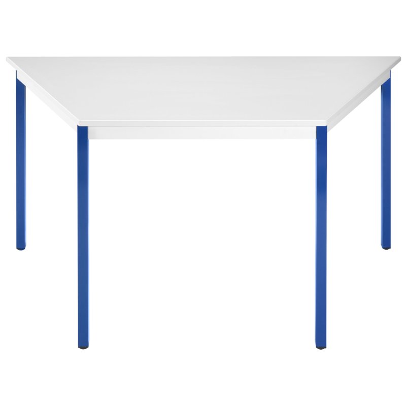 SODEMATUB bijzettafel 120DRGBL, halfrond, lichtgrijs/blauw, 1200 mm