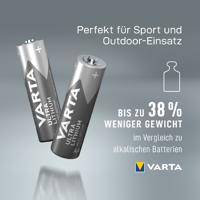 VARTA Ultra Lithium batterij E-Block, 9V, lithium