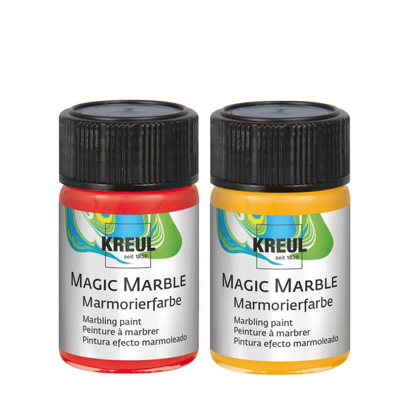 KREUL peinture marbrée Magic Marble, magenta, 20 ml