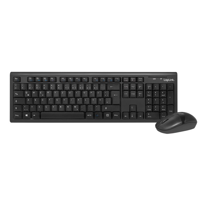 LogiLink Ensemble de bureau sans fil, 66 canaux, blanc