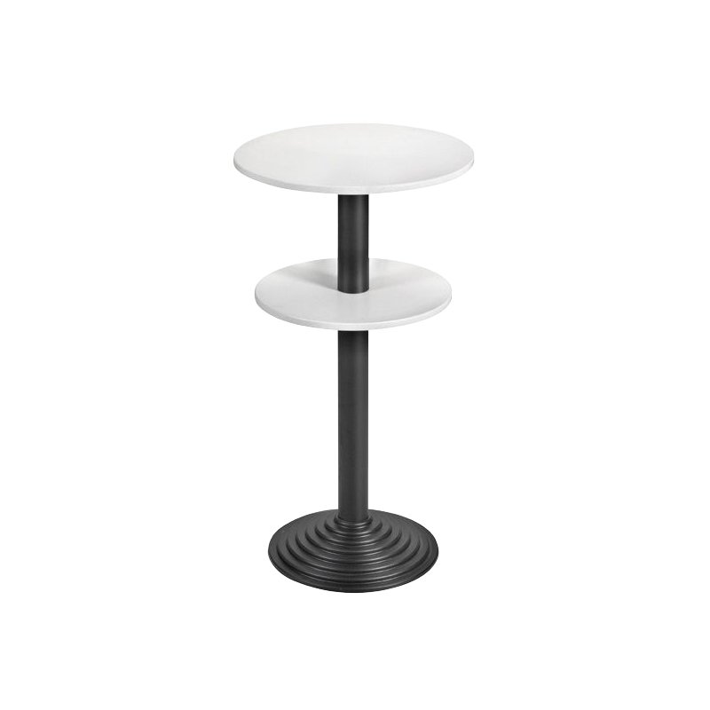 SODEMATUB table haute 2Pla, 2 plateaux de travail, érable/noir, hauteur 1100 mm