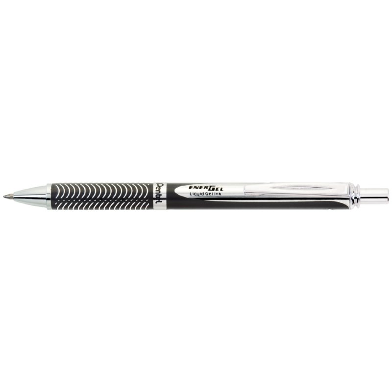 Pentel EnerGel Sterling stylo gel, à clic, bleu, 0,35 mm