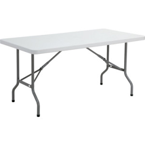 SODEMATUB klapbare tafel YCZ-152, lichtgrijs, 152×76 cm