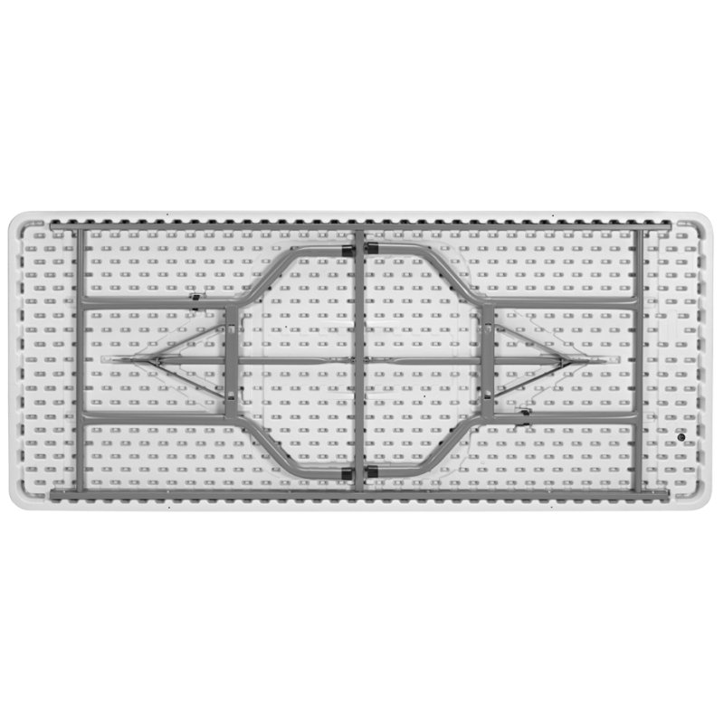 SODEMATUB table pliante YCZ-183, plateau polyéthylène, gris clair, 183×76×74 cm