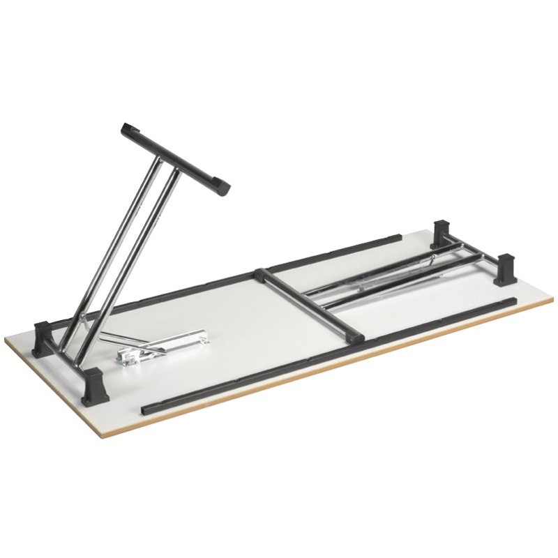 SODEMATUB table pliante Chromeline1, érable, rectangulaire, 140×70×74 cm