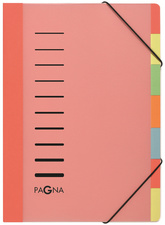PAGNA documentenmap Lucy Colors, 7-delig, A4, rood