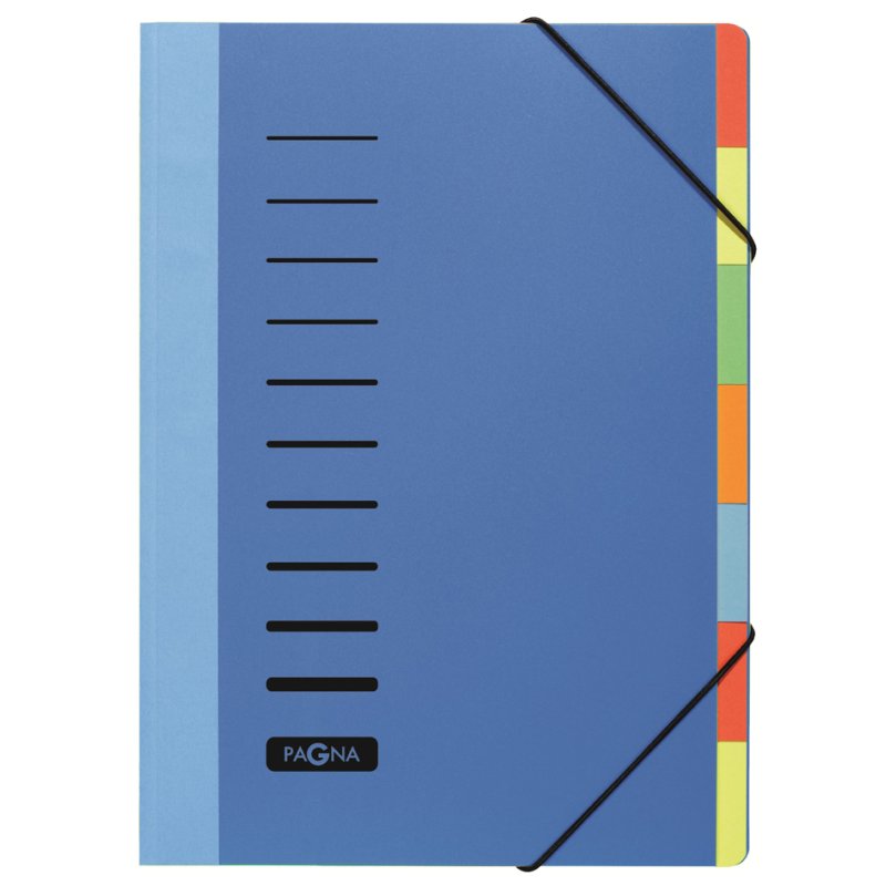 PAGNA trieur DeskOrganizer Lucy Colors, 7 parties, A4, bleu