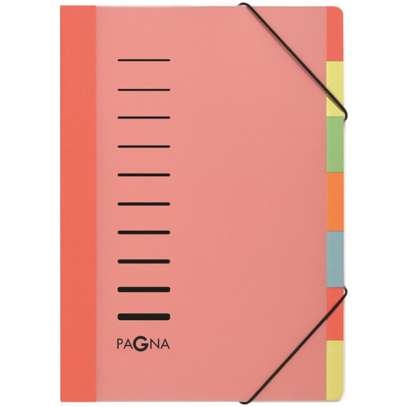PAGNA trieur DeskOrganizer Lucy Colors, 7 parties, A4, bleu