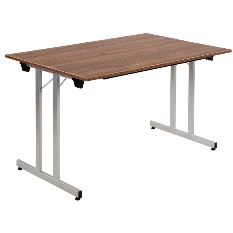 SODEMATUB klaptafel, lichtgrijs/aluminium, 1600×800×740 mm