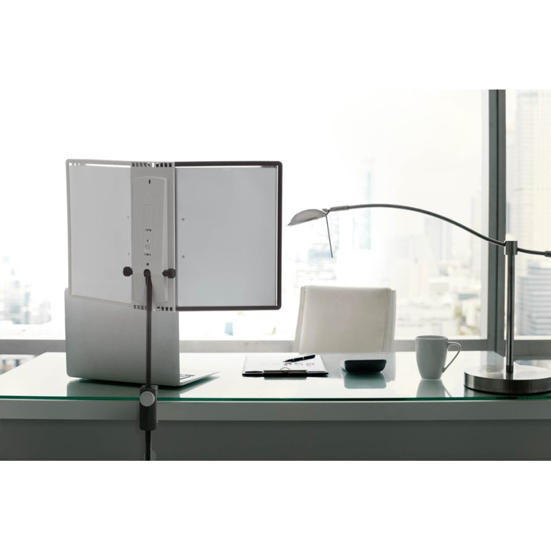 DURABLE porte-documents SHERPA DESK CLAMP 10, pince de table, ensemble complet, 10 panneaux visibles