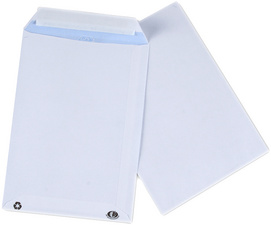 GPV verzendenveloppen C5, 162×229 mm, wit, zonder venster, 500 stuks