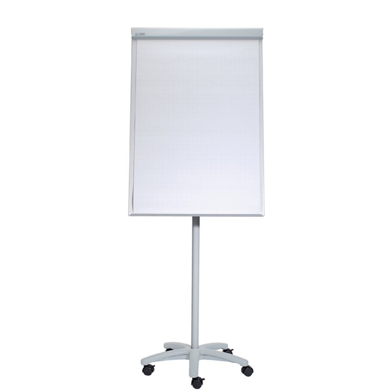 MAUL mobile flipchart rational, grey, 70×100 cm, height adjustable
