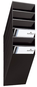 DURABLE porte-brochures mural Flexiboxx 6, A4, 6 compartiments, noir