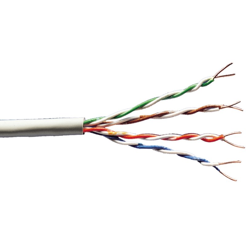 DIGITUS installatiekabel Cat. 5e, U/UTP, grijs, 305 meter