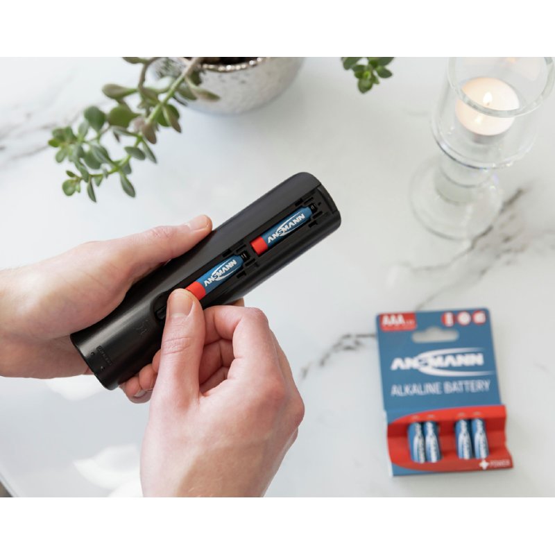 ANSMANN alkaline batterijen AAA, 4 stuks