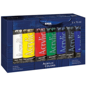 KREUL acrylverf el Greco, 75 ml, set van 6