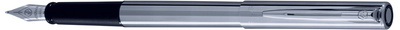 WATERMAN vulpen Graduate Chrome, geborsteld metaal, F