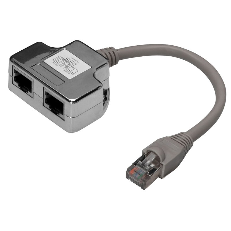 DIGITUS adaptateur modulaire catégorie 5e, blindé, adaptateur T