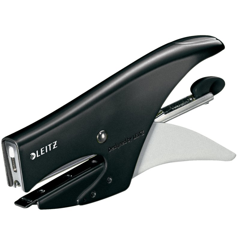 LEITZ pince agrafeuse WOW, 15 feuilles, bleu-métallisé, métal