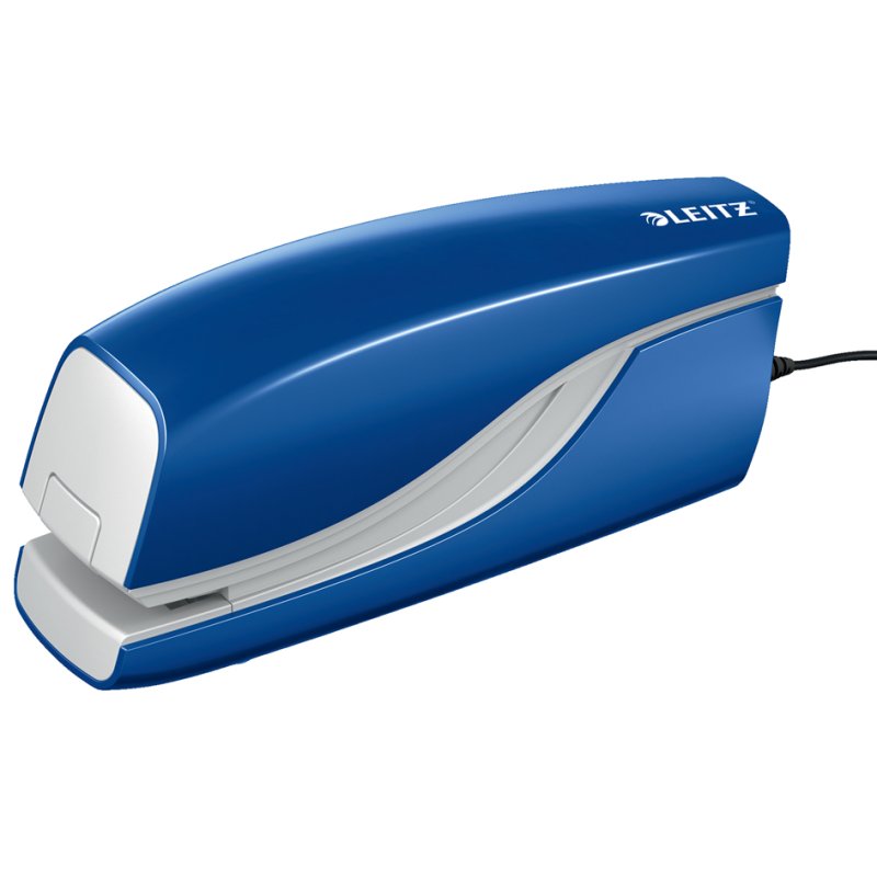 LEITZ agrafeuse électrique Nexxt, bleu, 10 feuilles, 10 mm
