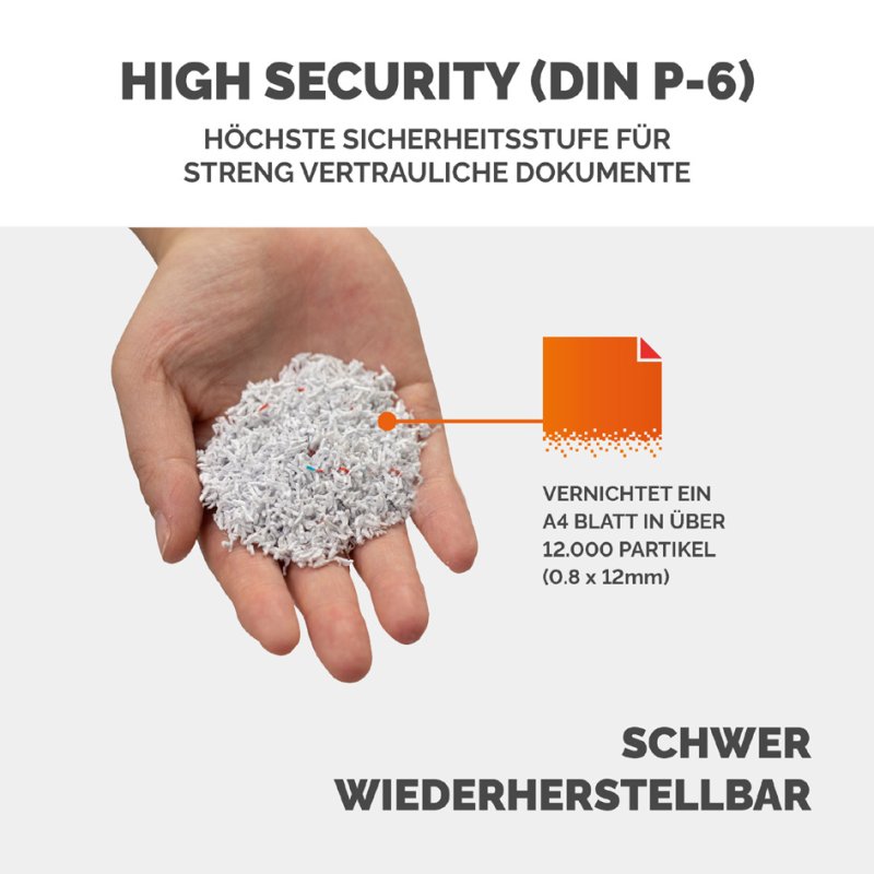 Fellowes papiervernietiger Fortishred 3250SMC, P6, zwart/zilver, 100 liter