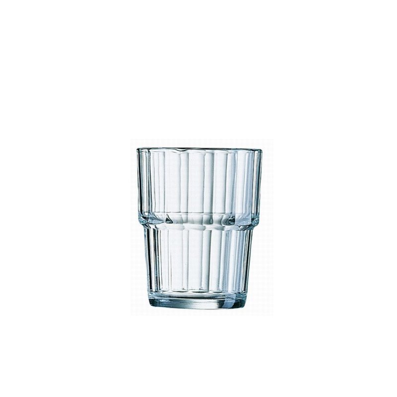 Esmeyer Arcoroc verre à boire NORVEGE, 0,20 litre, verre trempé, 6 pièces