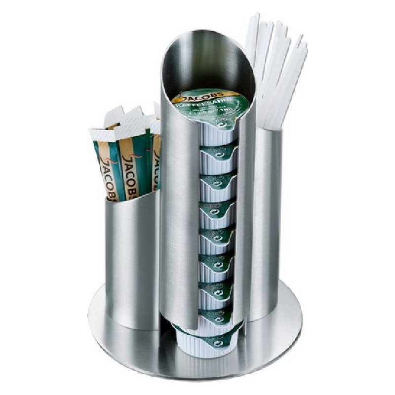 Esmeyer portiondispenser MULTI, zilver, RVS 18/10, 3 compartimenten, 175 mm