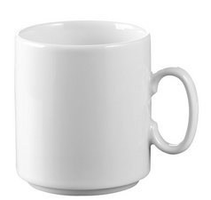 Esmeyer koffiekopjes DIANE, wit, set van 6, 0,28 l