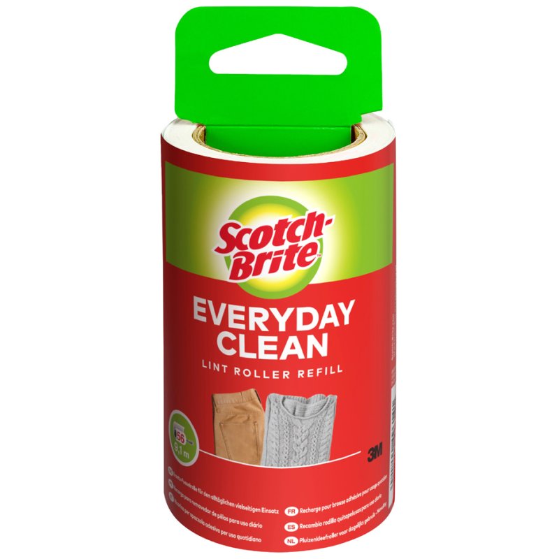 Scotch Brite recharge rouleau anti-peluches Everyday Clean, 56 feuilles
