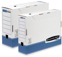 Fellowes BANKERS BOX SYSTEM archiefdoos R-Kive Prima, blauw, 80 mm rug, 10 stuks