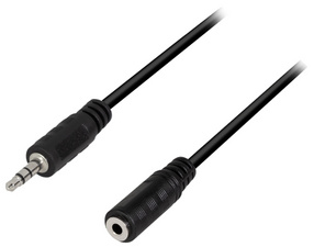 LogiLink audiokabel verlengkabel 3,5 mm jack, zwart, 10 meter