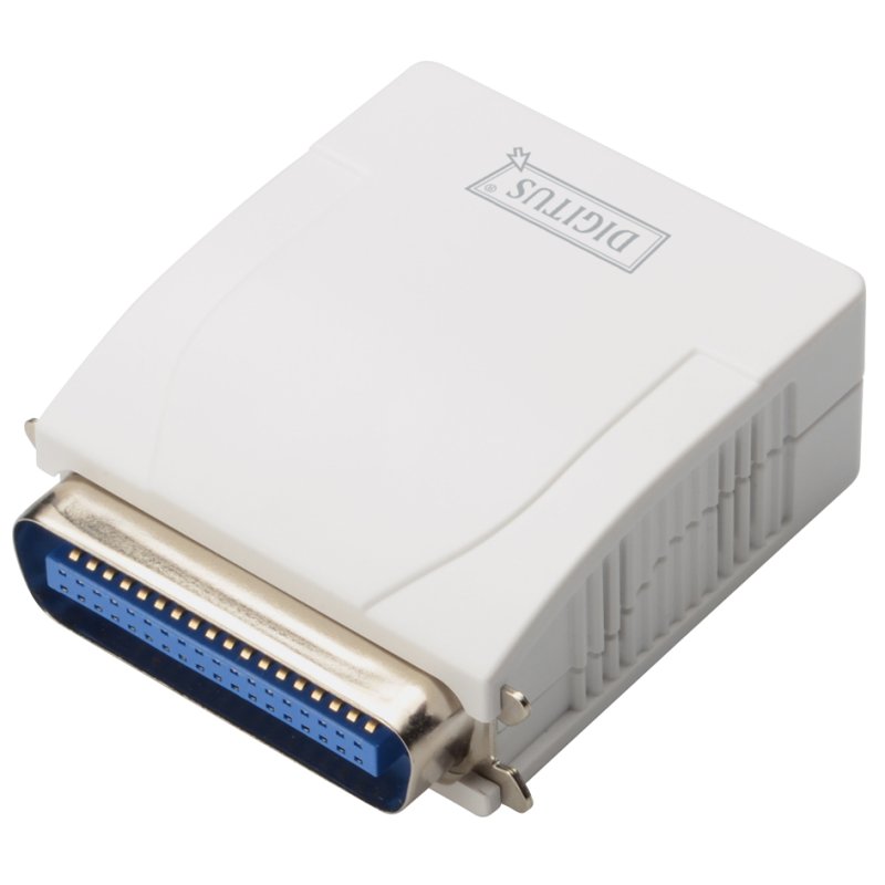 DIGITUS Fast Ethernet printserver, parallel, wit