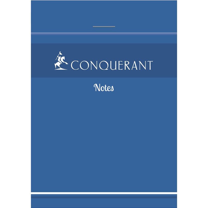 Bloc-notes avec feuilles détachables, bleu, 100 feuilles