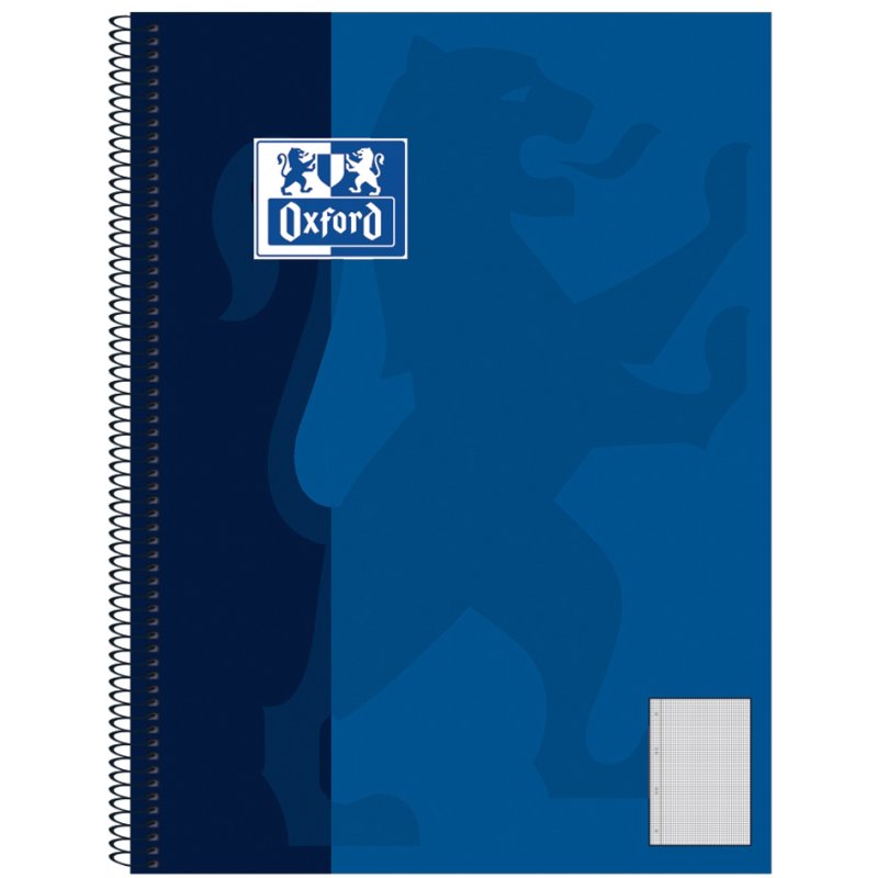 Oxford bloc-notes A5+, quadrillé, turquoise, 80 feuilles