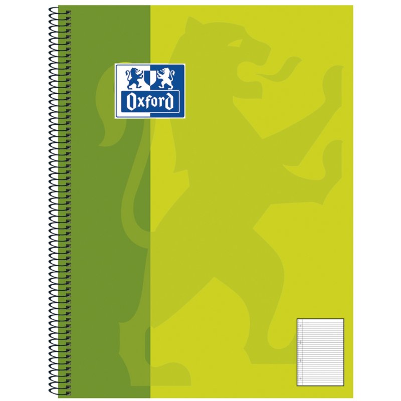 Oxford bloc-notes A5+, quadrillé, turquoise, 80 feuilles