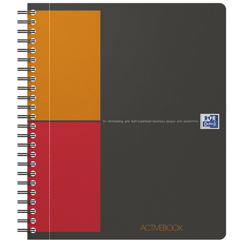 Oxford internationaal collegecahier ACTIVEBOOK, gelinieerd, A5+, 80 vel