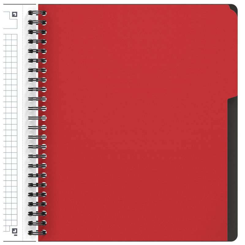Oxford International lecture pad ACTIVEBOOK, orange, ruled, A5+, 80 sheets