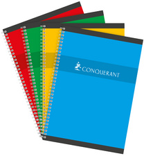 CONQUÉRANT SEPT schrift gelinieerd, gebonden, 240×320 mm, 100 pagina's