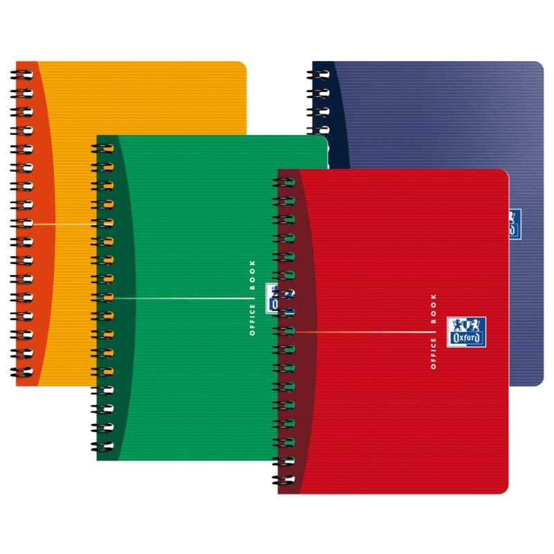 Oxford Office Cahier à spirales, 90×140 mm, quadrillé, 50 feuilles
