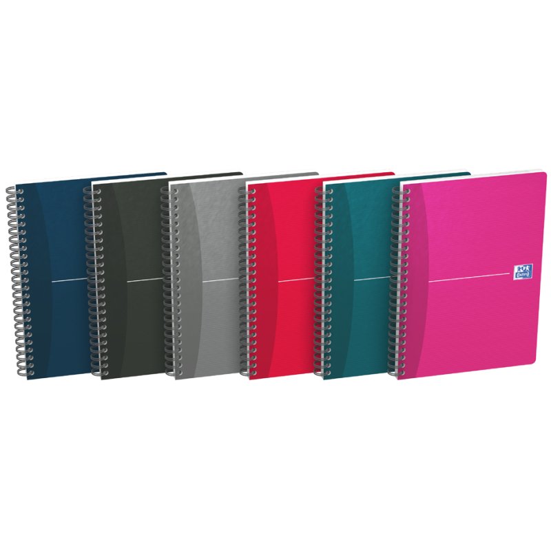 Oxford spiraalblok Essentials, A5, gelinieerd, 90 vel