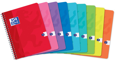 Oxford spiraalblok A5, gelinieerd, 100 pagina's, 90 g/m²