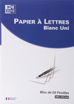 Oxford notitieblok A5, blanco, wit, 50 vel
