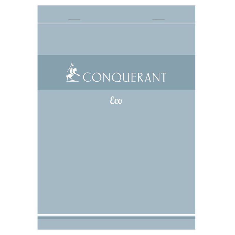 Carnet à carreaux Eco, bleu, feuilles détachables, 100 feuilles