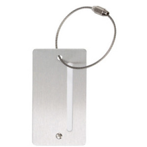 Aluminium bagage-etiket met venster