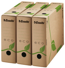 Esselte archiefdoos ECO, A4, bruin, 100 mm breed