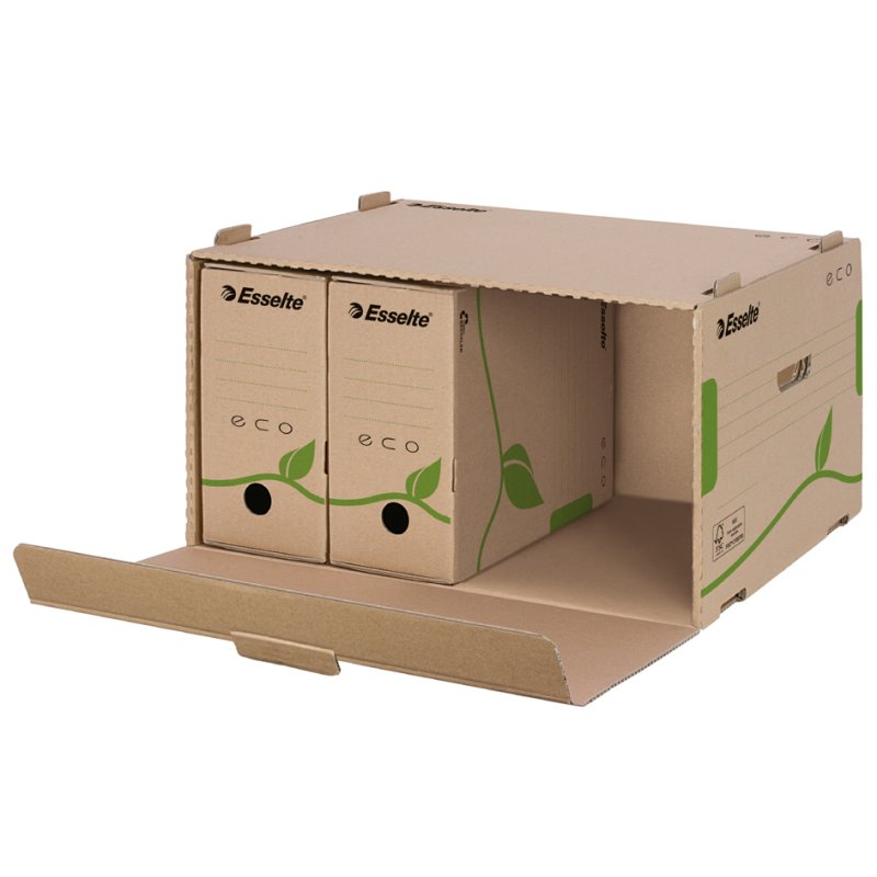 Esselte boîte d'archivage ECO pour classeurs, marron, 10 pièces