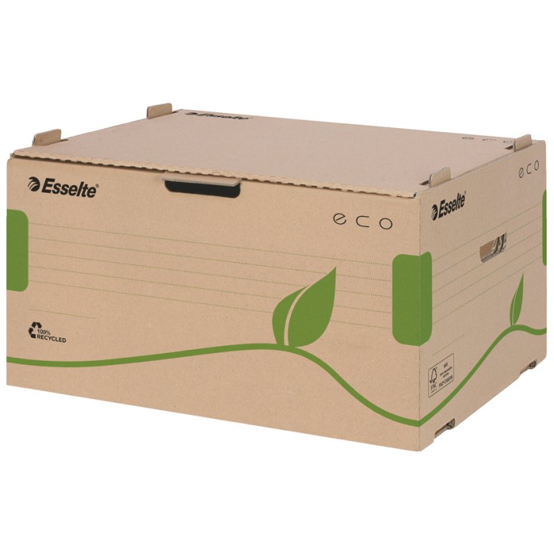 Esselte boîte d'archivage ECO pour classeurs, marron, 10 pièces
