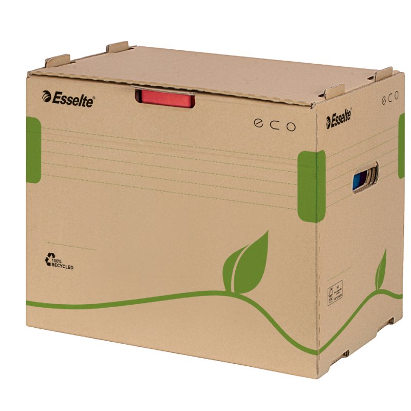 Esselte boîte d'archivage ECO pour classeurs, marron, 10 pièces