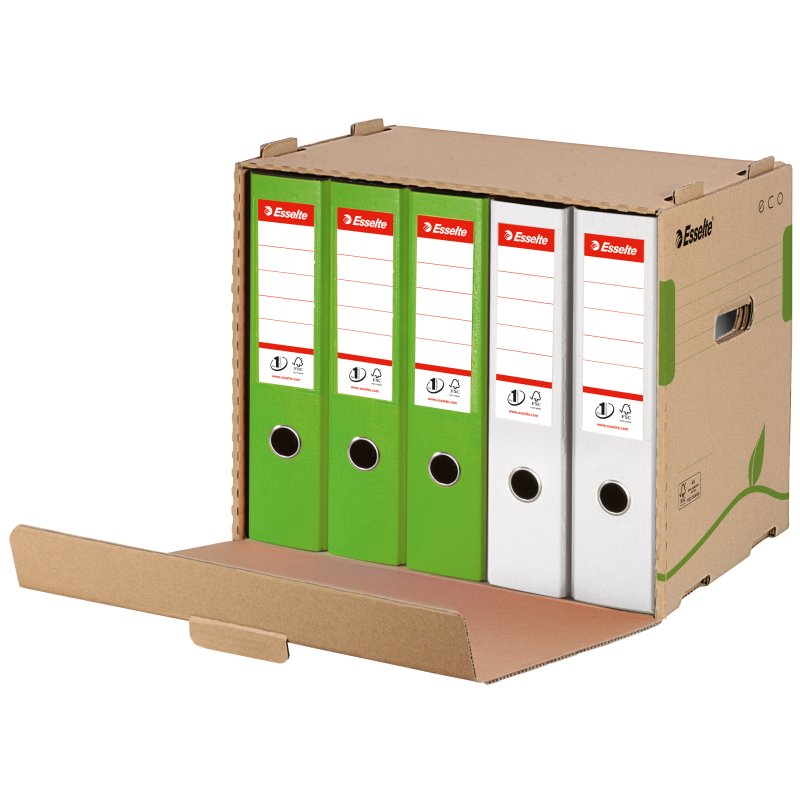 Esselte boîte d'archivage ECO pour classeurs, marron, 10 pièces