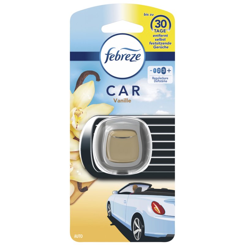 Febreze désodorisant auto Matin printanier, parfum jusqu'à 30 jours